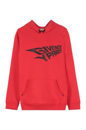 Givenchy Kids Logo Print Hoodie