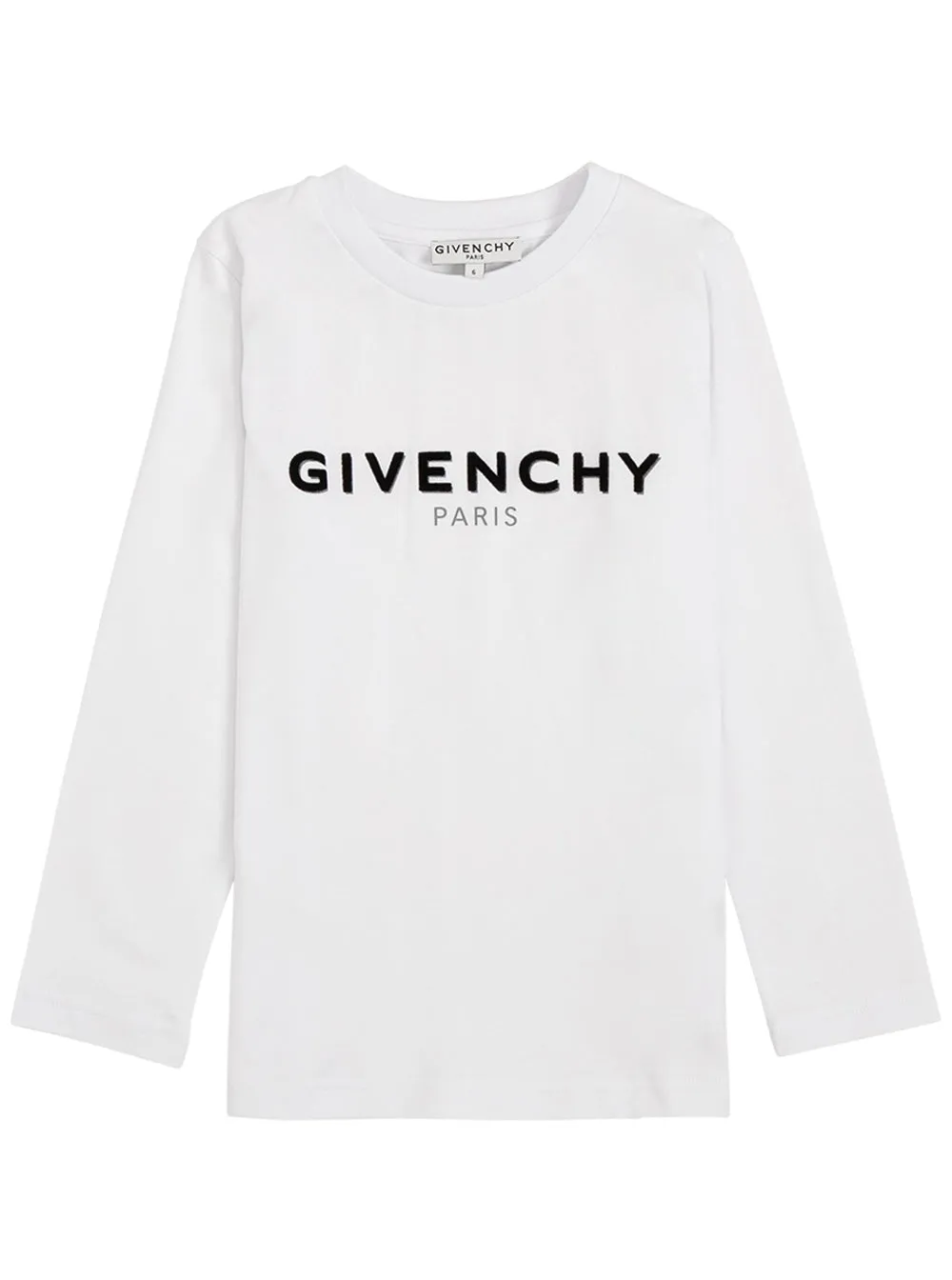 Givenchy Kids Logo Print Long Sleeve T-Shirt