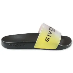 Givenchy Kids Logo Print Slide Sandals