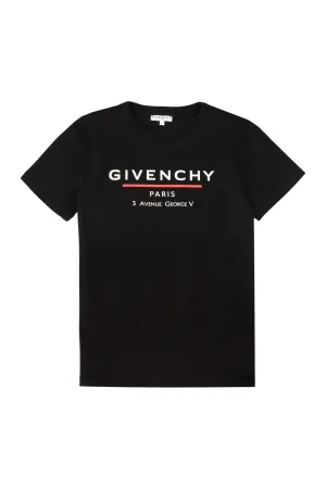 Givenchy Kids Logo Print T-Shirt