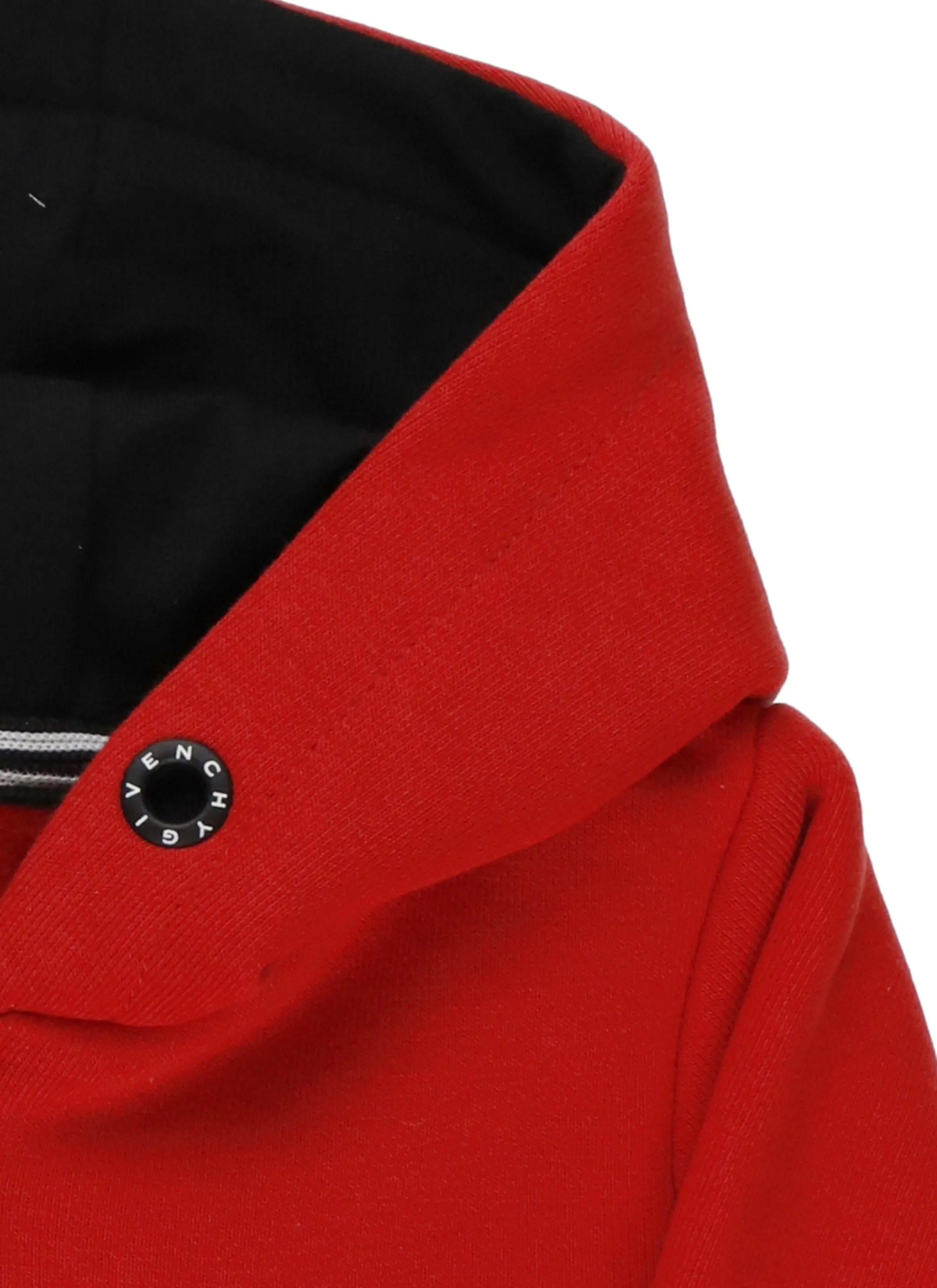 Givenchy Kids Logo Print Zipped Hoodie