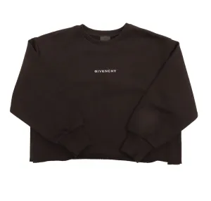 Givenchy Kids Logo Printed Crewneck Sweatshirt