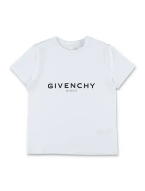Givenchy Kids Logo Printed Crewneck T-Shirt