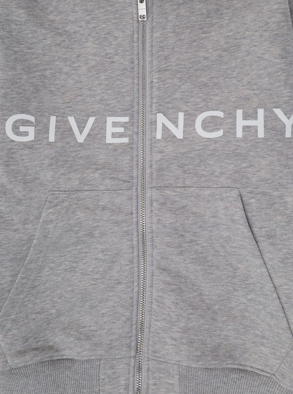 Givenchy Kids Logo Printed Drawstring Hoodie