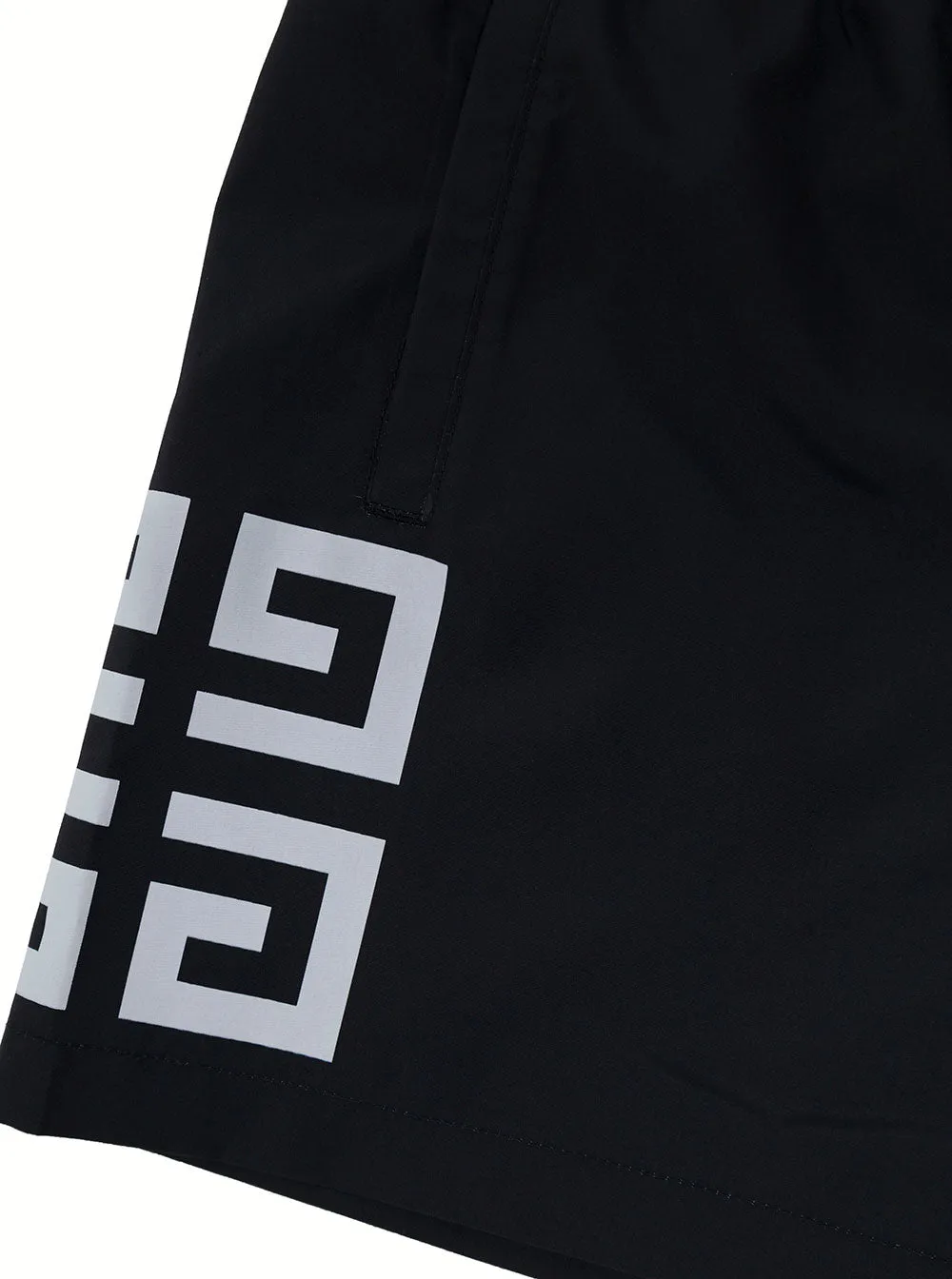 Givenchy Kids Logo Printed Drawstring Swim Shorts