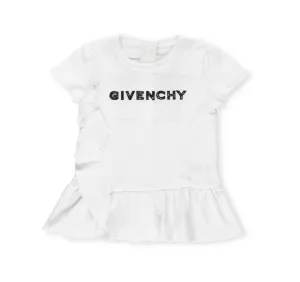 Givenchy Kids Logo Printed Flared Crewneck T-Shirt Dress