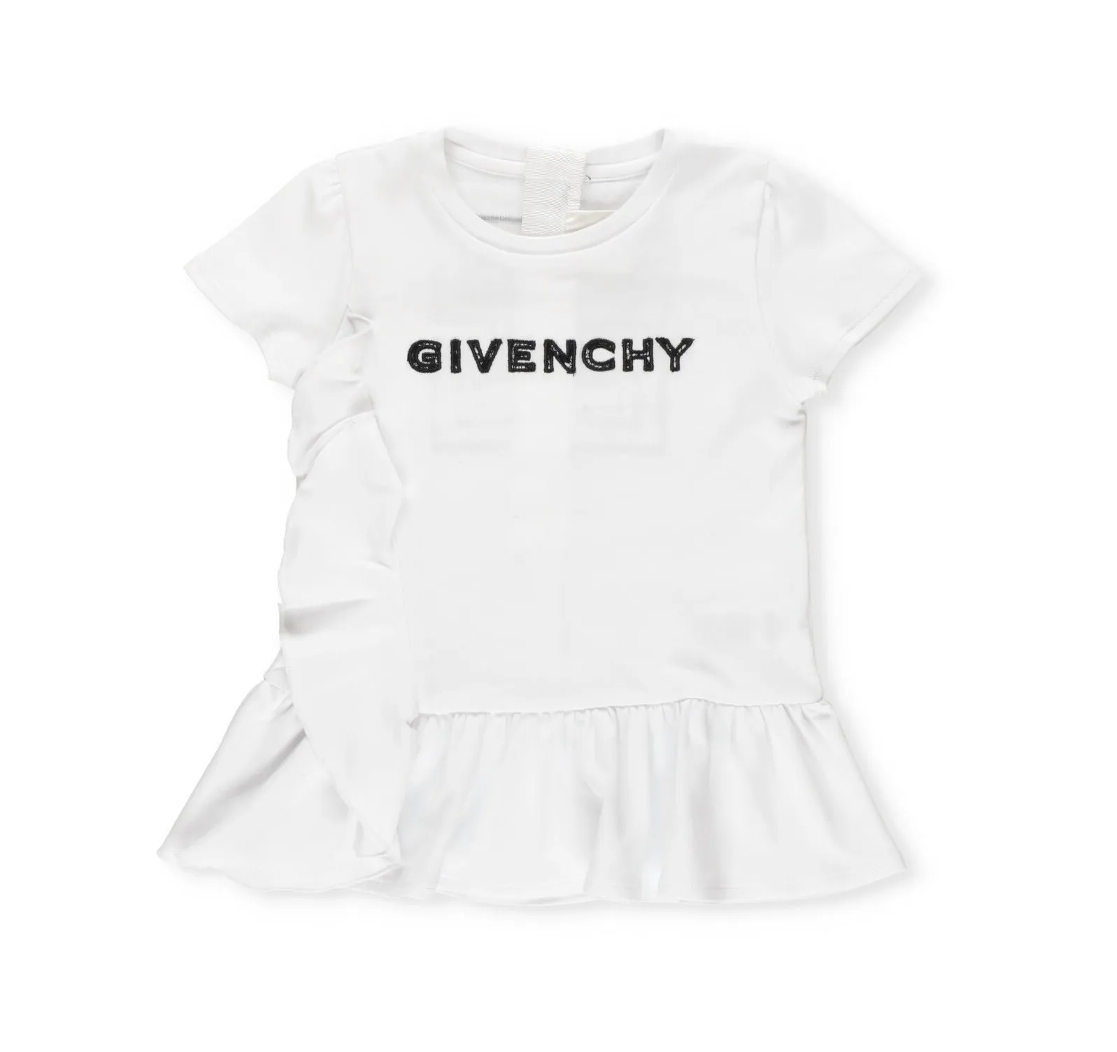 Givenchy Kids Logo Printed Flared Crewneck T-Shirt Dress