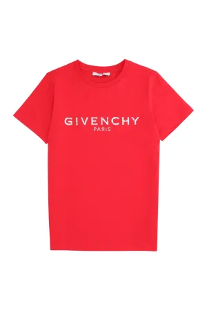 Givenchy Kids Logo Printed T-Shirt