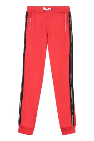 Givenchy Kids Logo Tape Drawstring Track Pants