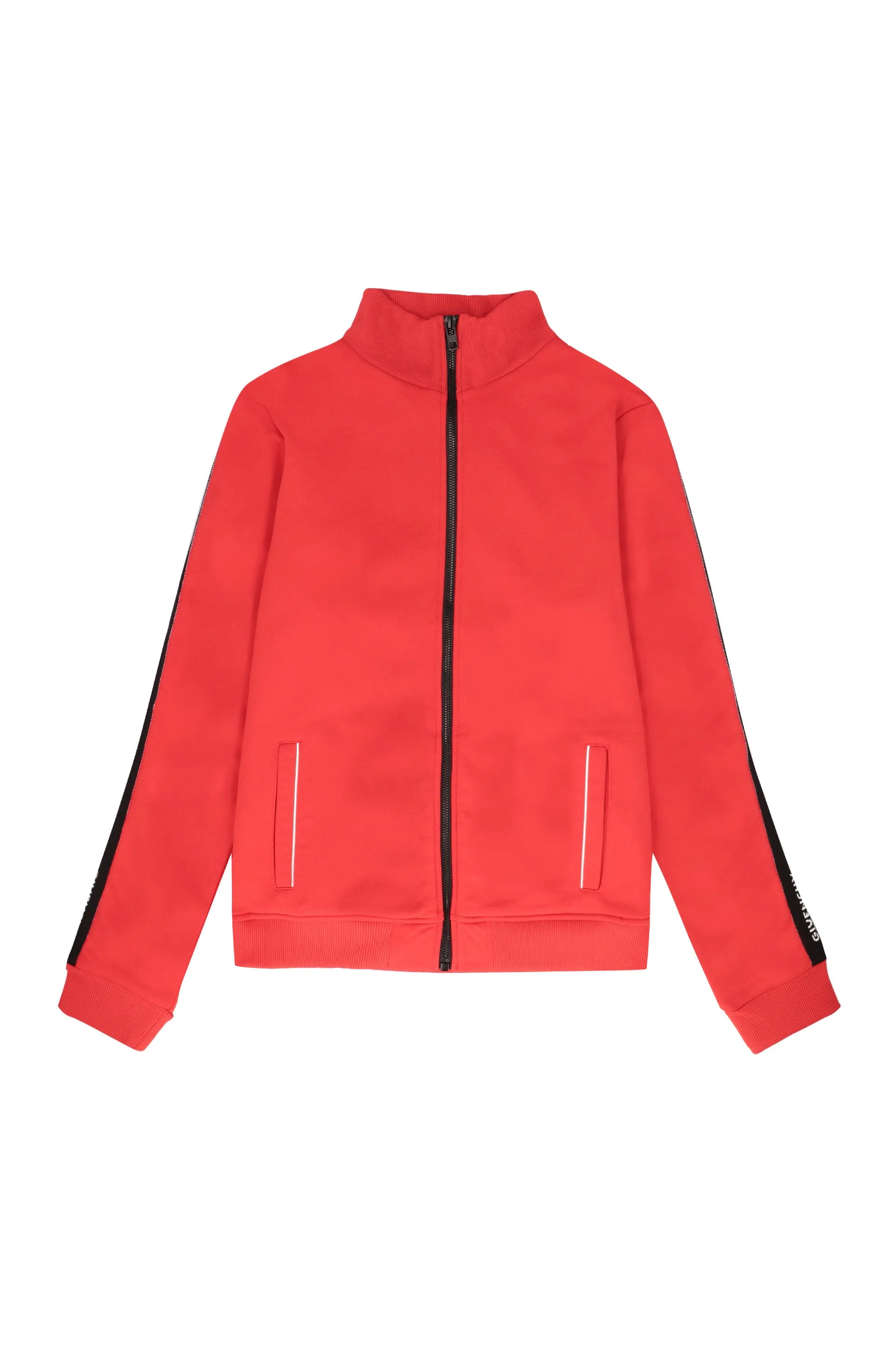 Givenchy Kids Logo Tape Zipped Track Jacket