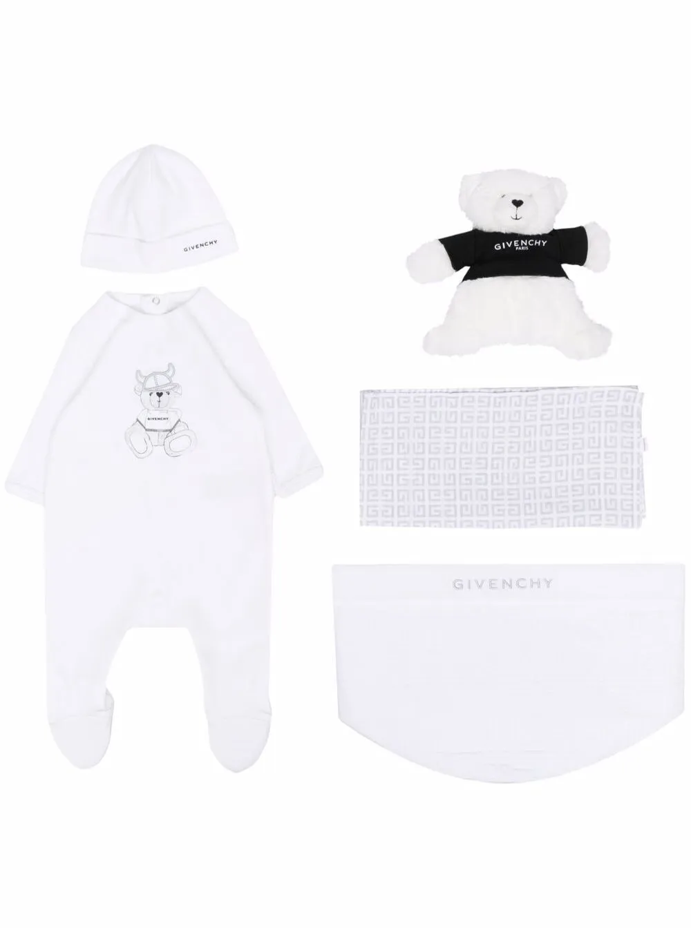 Givenchy Kids Printed Baby Pajamas Set