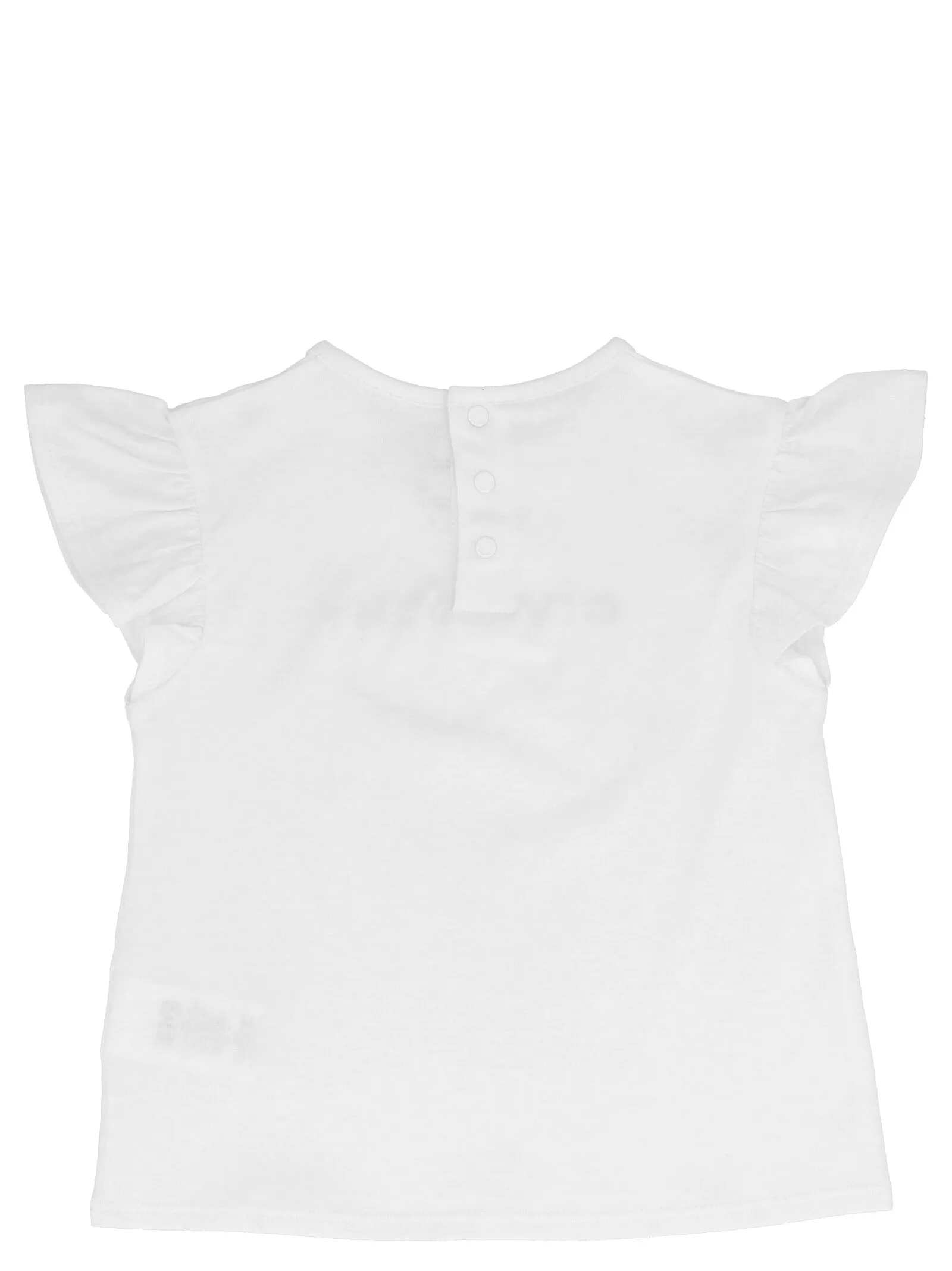 Givenchy Kids Ruffled Logo Embroidered T-Shirt