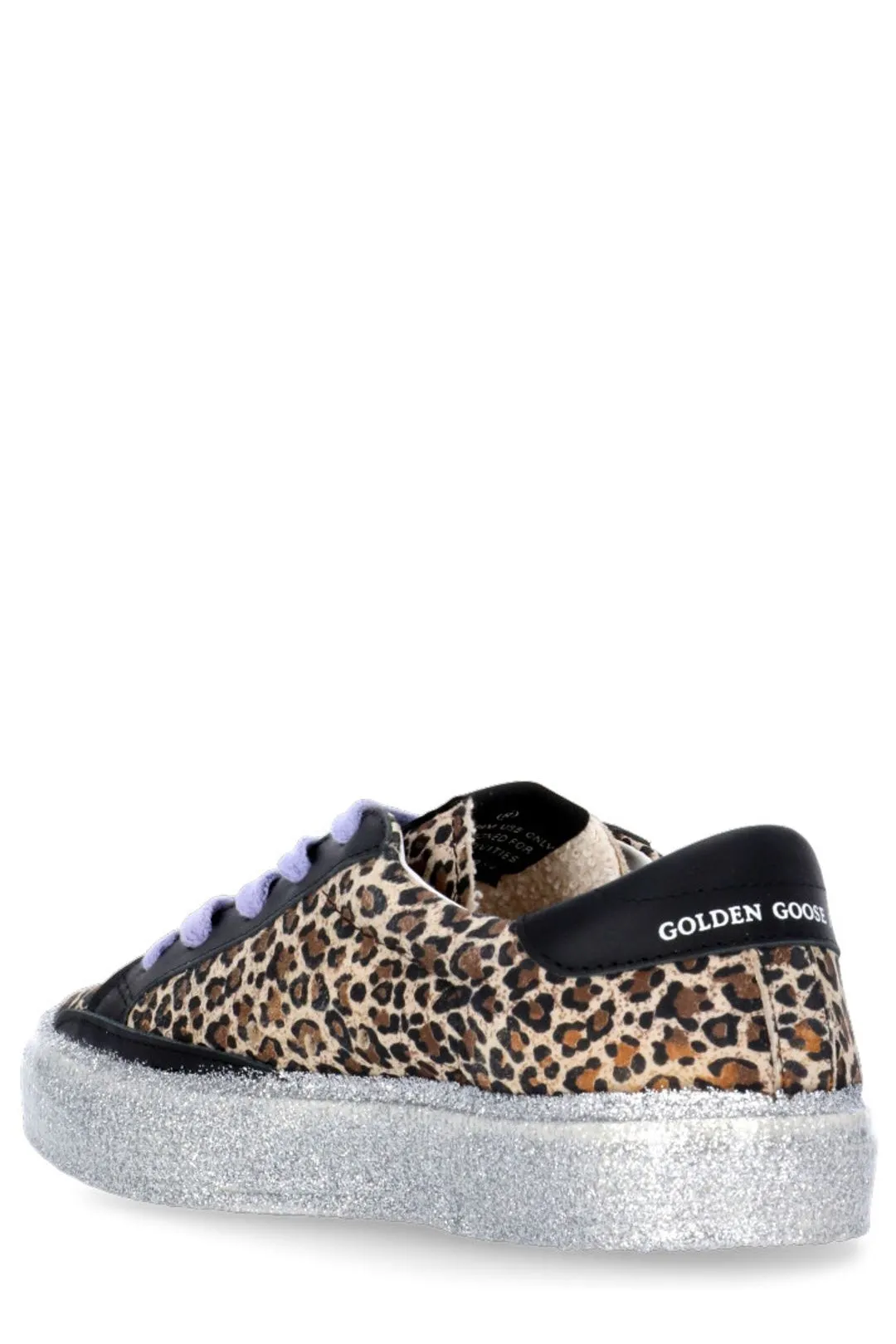 Golden Goose Kids May Leopard Print Sneakers