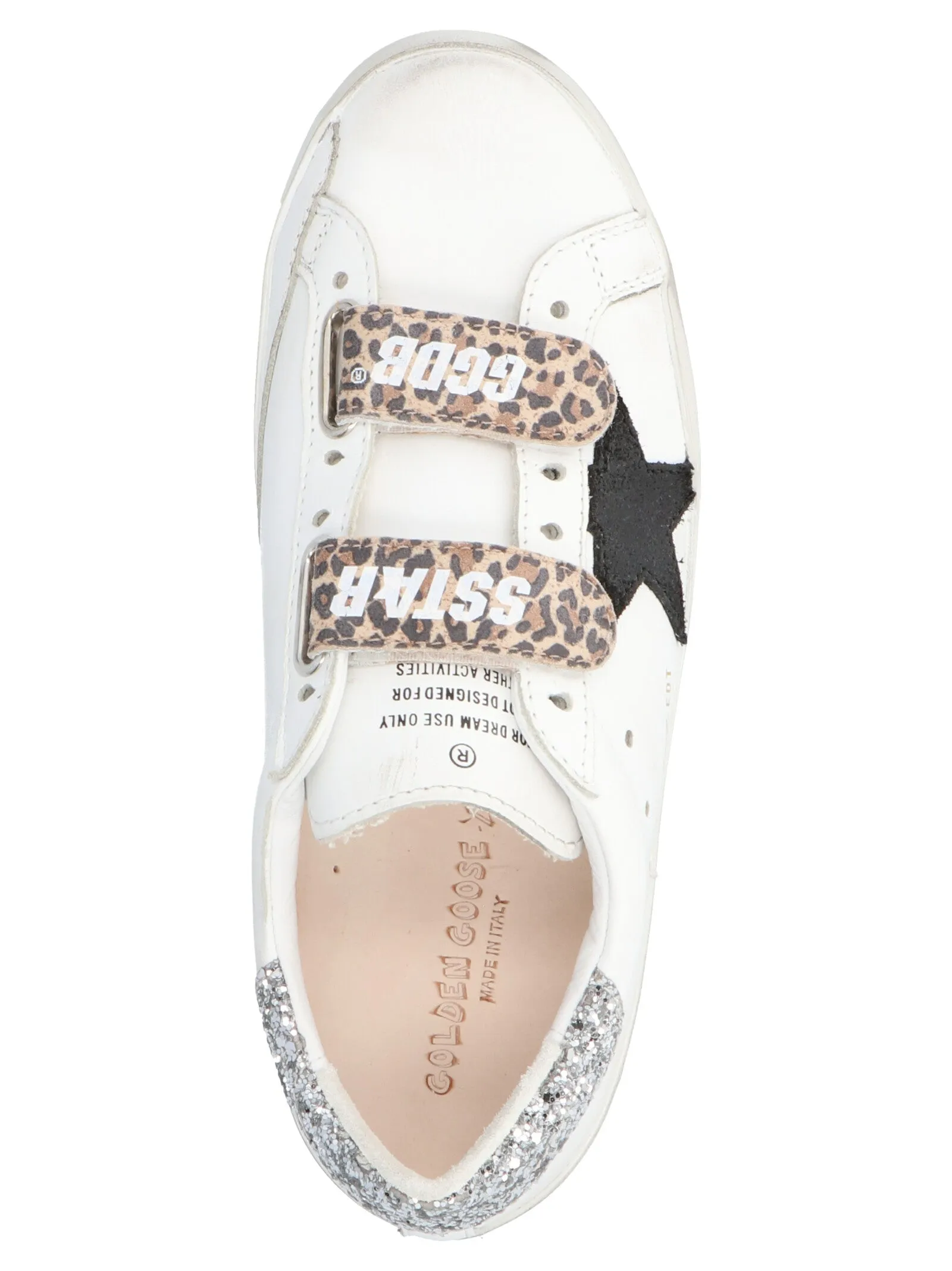 Golden Goose Kids Old School Velcro Strap Sneakers