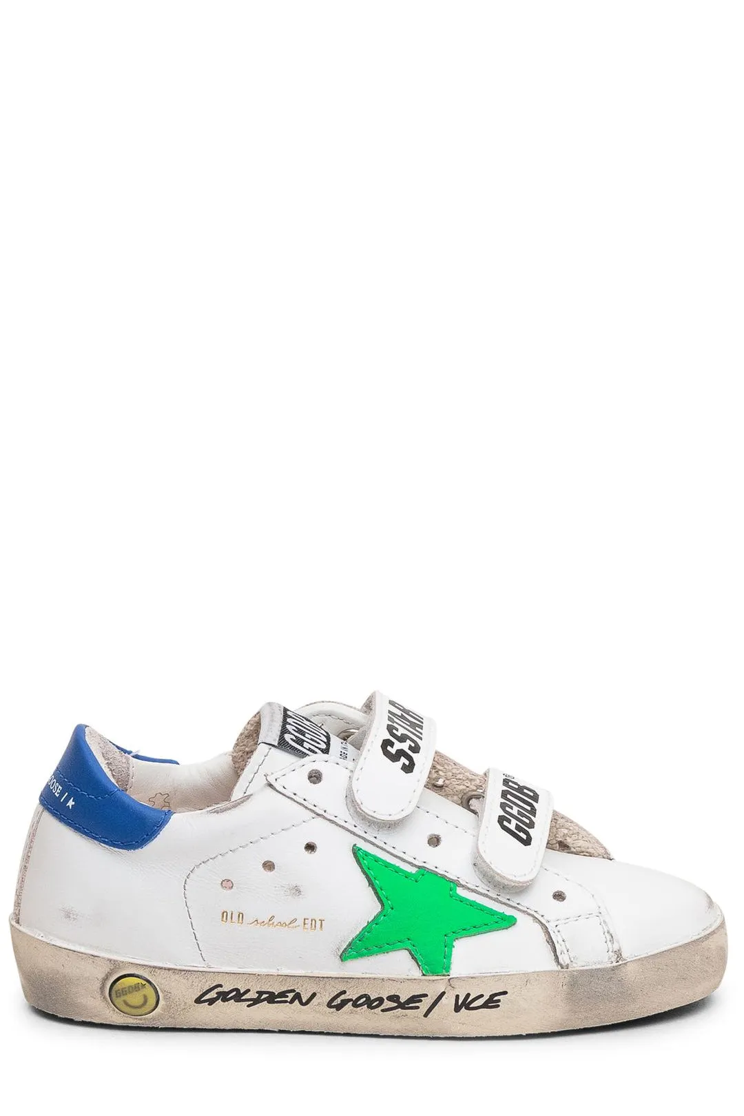 Golden Goose Kids Old School Velcro Strap Sneakers