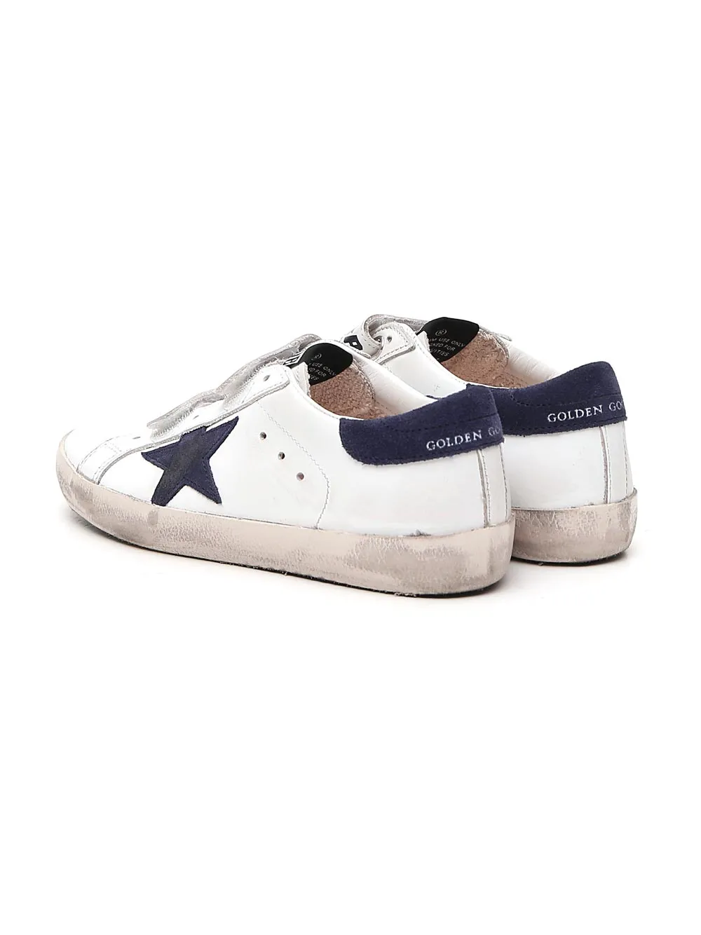 Golden Goose Kids Old School Velcro Strap Sneakers