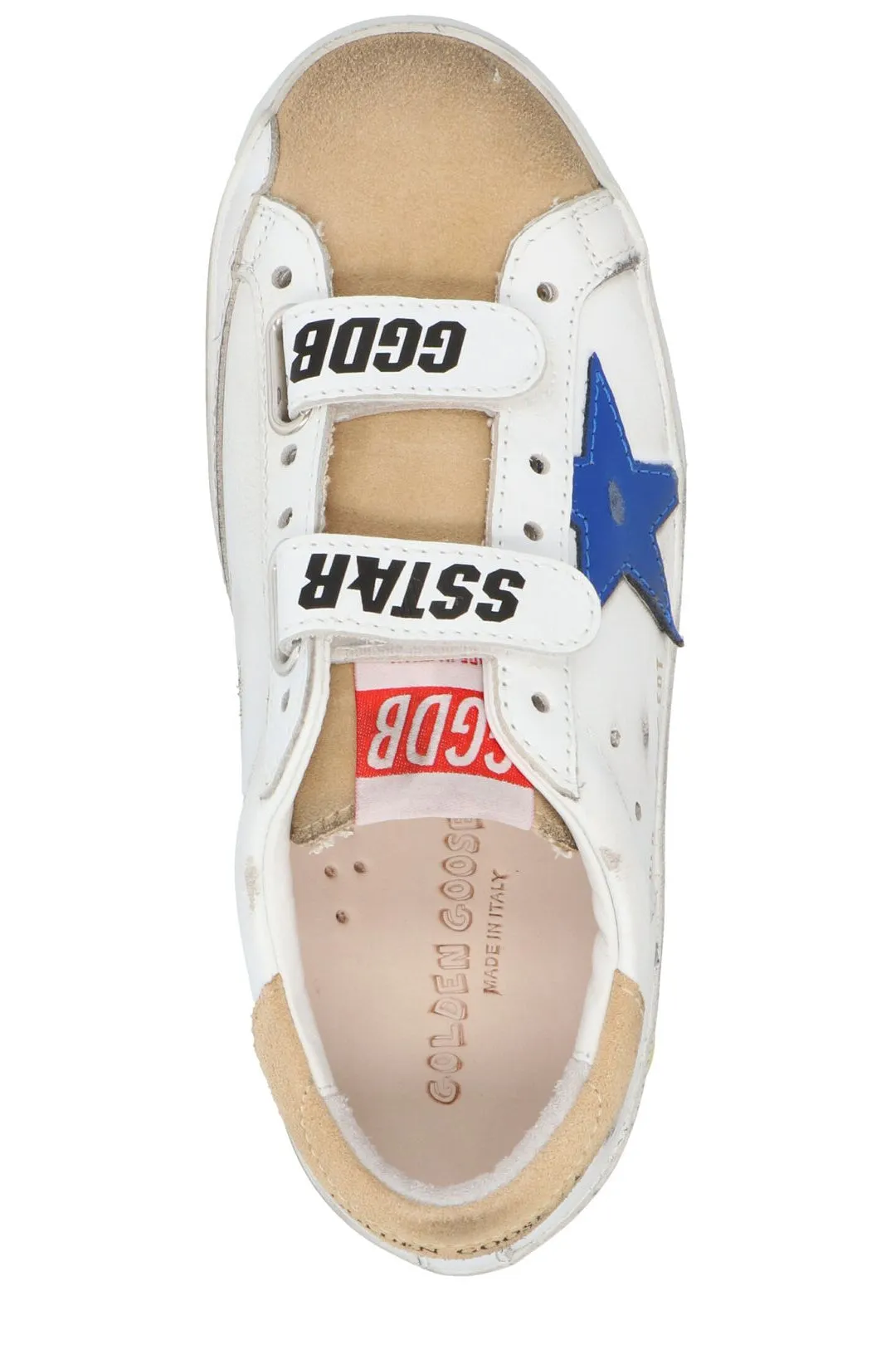 Golden Goose Kids Old School Velcro Strap Sneakers