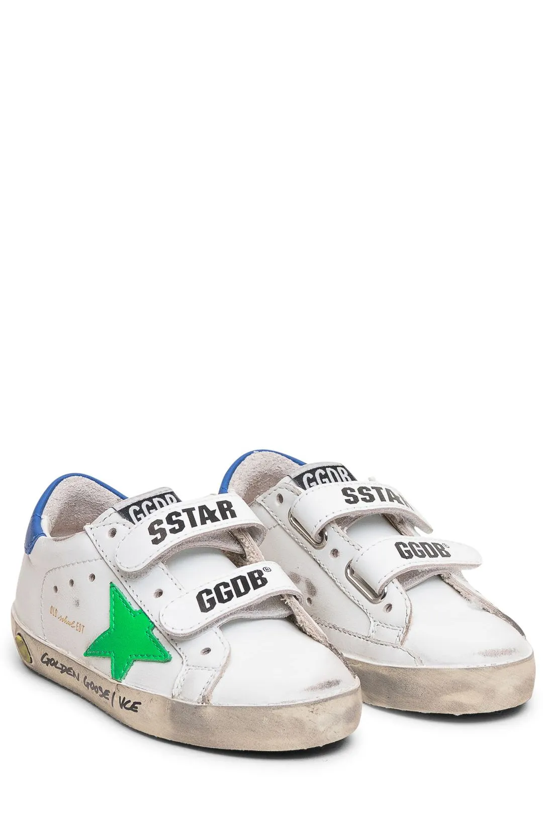 Golden Goose Kids Old School Velcro Strap Sneakers