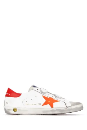 Golden Goose Kids Old School Velcro Strap Sneakers