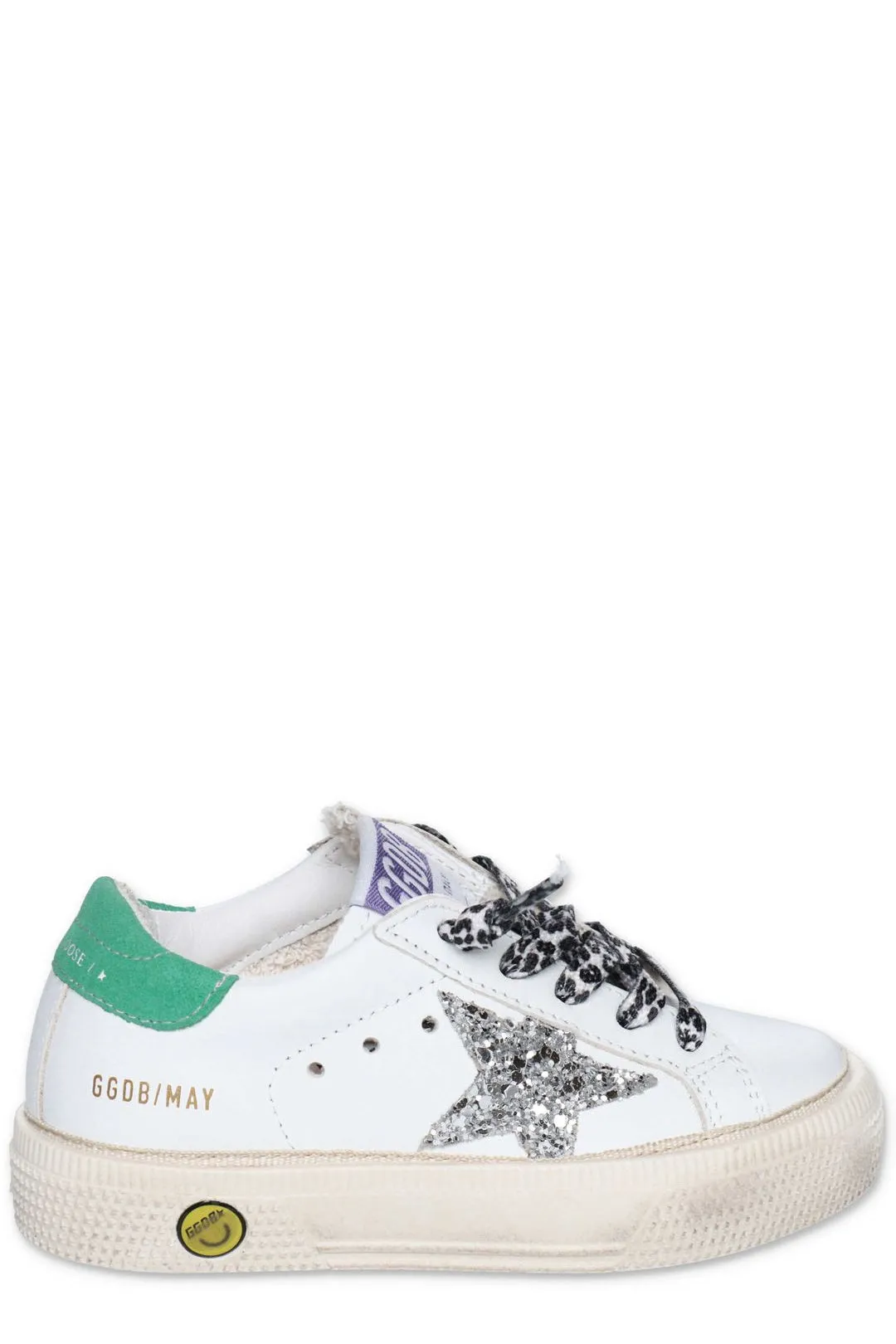 Golden Goose Kids Round Toe Lace-Up Sneakers