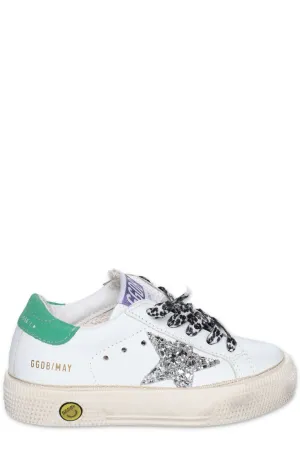 Golden Goose Kids Round Toe Lace-Up Sneakers