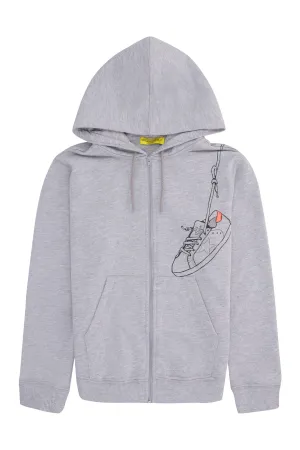 Golden Goose Kids Sneaker Printed Hooded Jacket