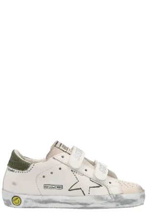 Golden Goose Kids Star Patch Touch-Strap Sneakers