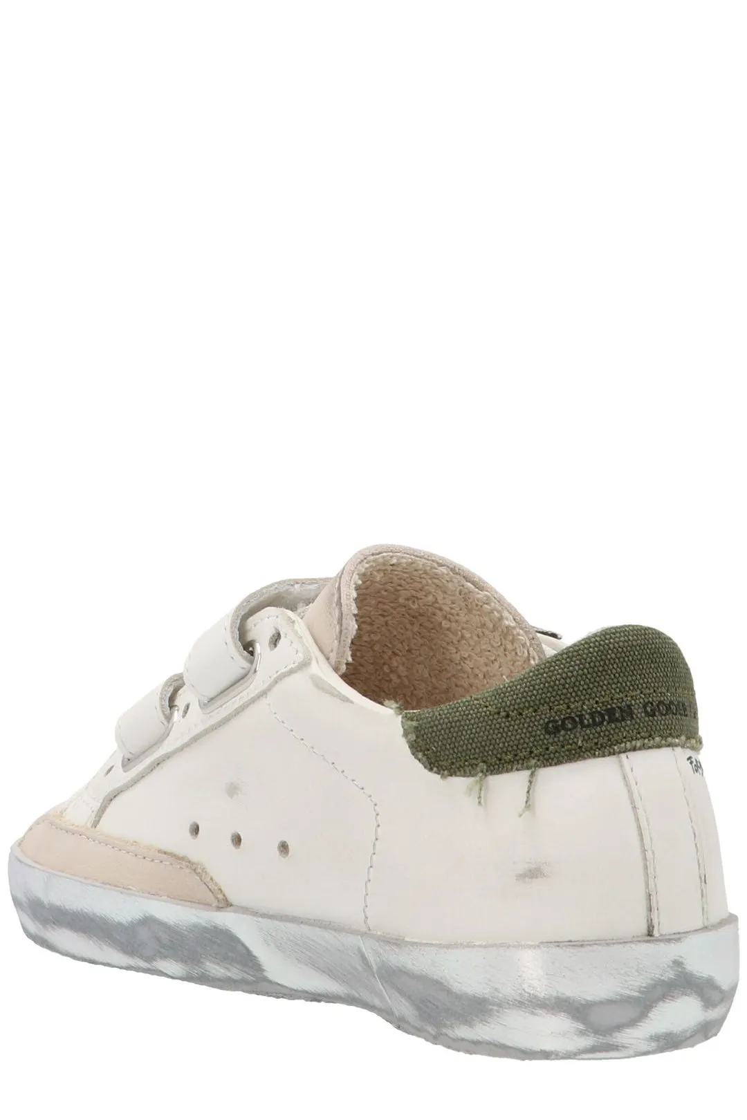 Golden Goose Kids Star Patch Touch-Strap Sneakers