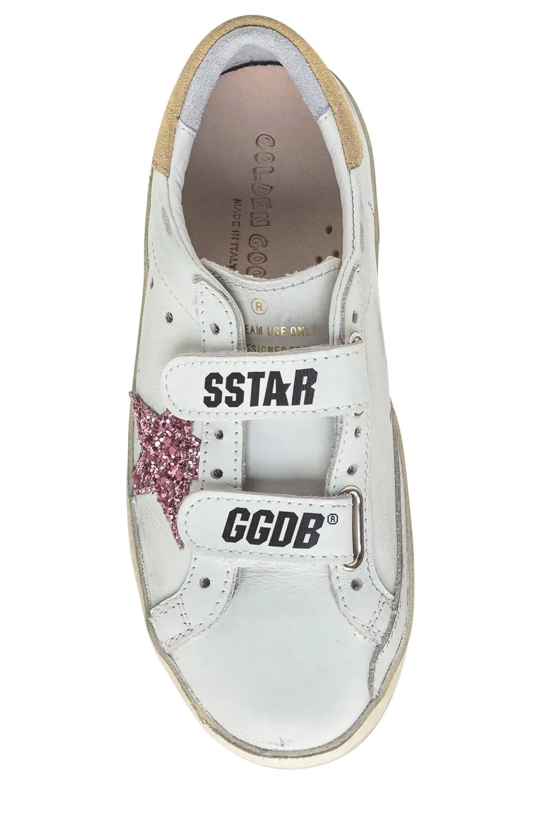Golden Goose Kids Star Patch Touch-Strap Sneakers