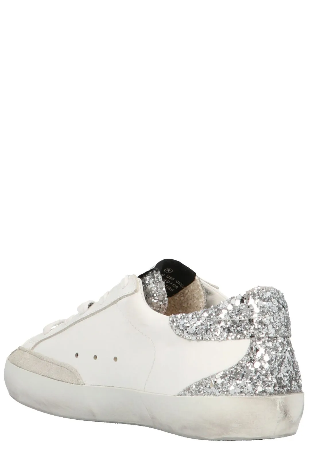 Golden Goose Kids Superstar Glitter Panel Sneakers