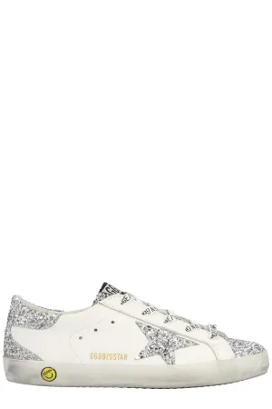 Golden Goose Kids Superstar Glitter Panel Sneakers