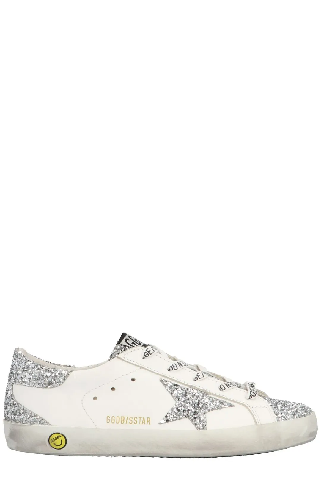 Golden Goose Kids Superstar Glitter Panel Sneakers