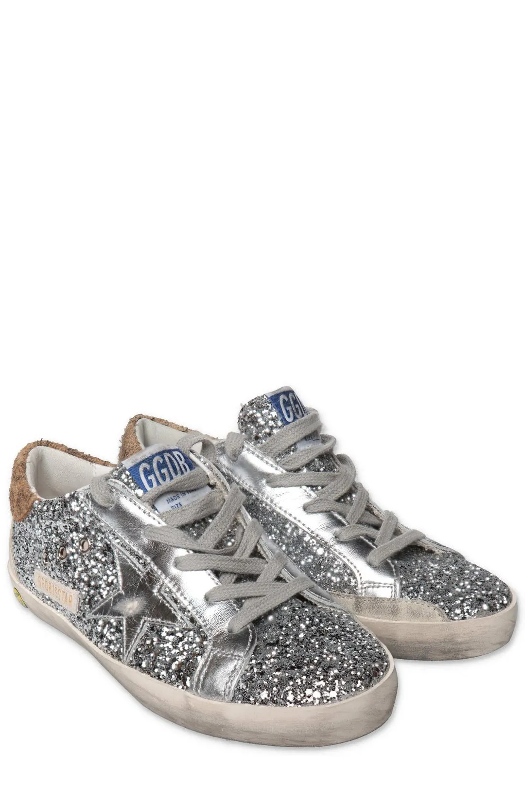 Golden Goose Kids Superstar Glitter Sneakers