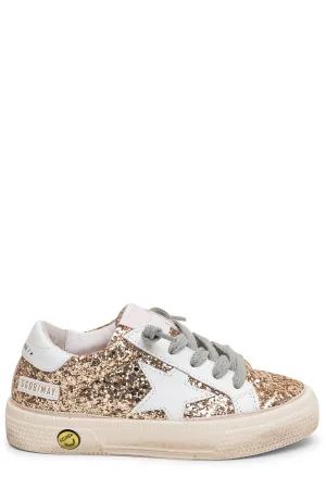 Golden Goose Kids SuperStar Glittered Sneakers