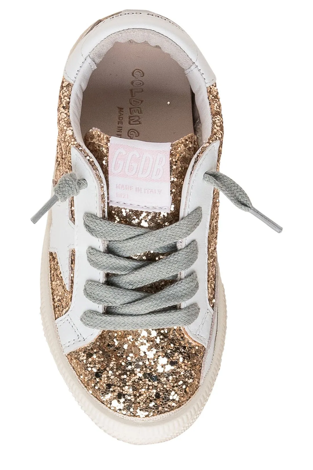 Golden Goose Kids SuperStar Glittered Sneakers