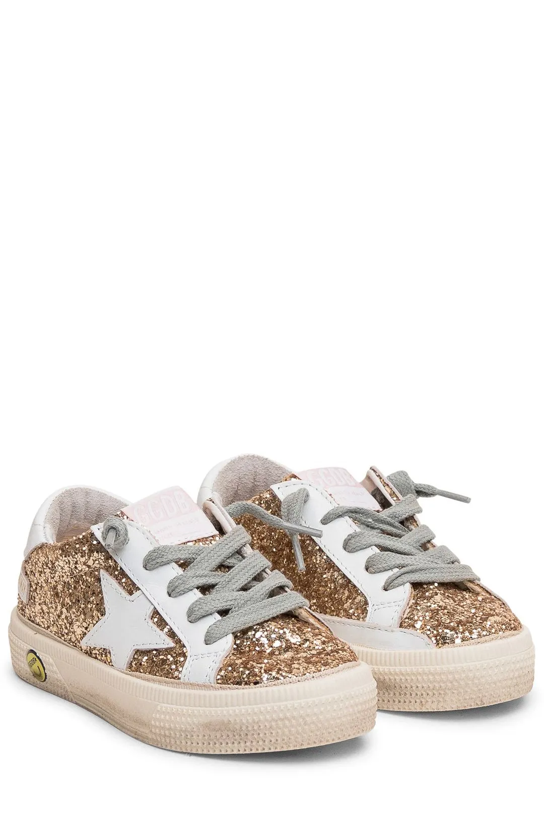 Golden Goose Kids SuperStar Glittered Sneakers