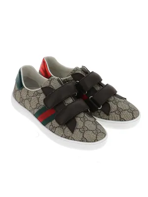 Gucci Kids Ace GG Supreme Sneakers