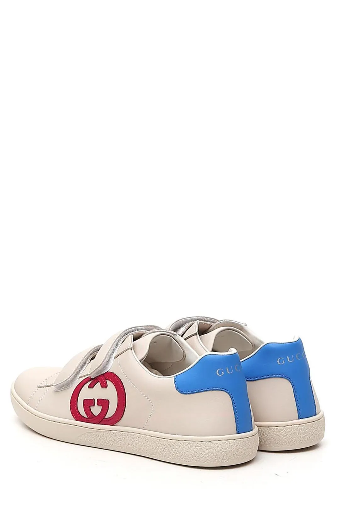 Gucci Kids Ace Strapped Sneakers