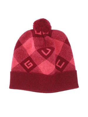Gucci Kids G Checked Pompom Hat
