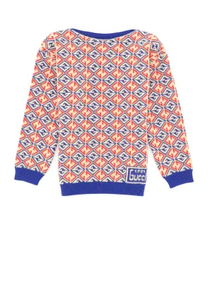 Gucci Kids G Rhombus Knitted Sweater