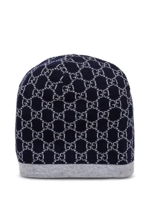 Gucci Kids GG Intarsia Beanie