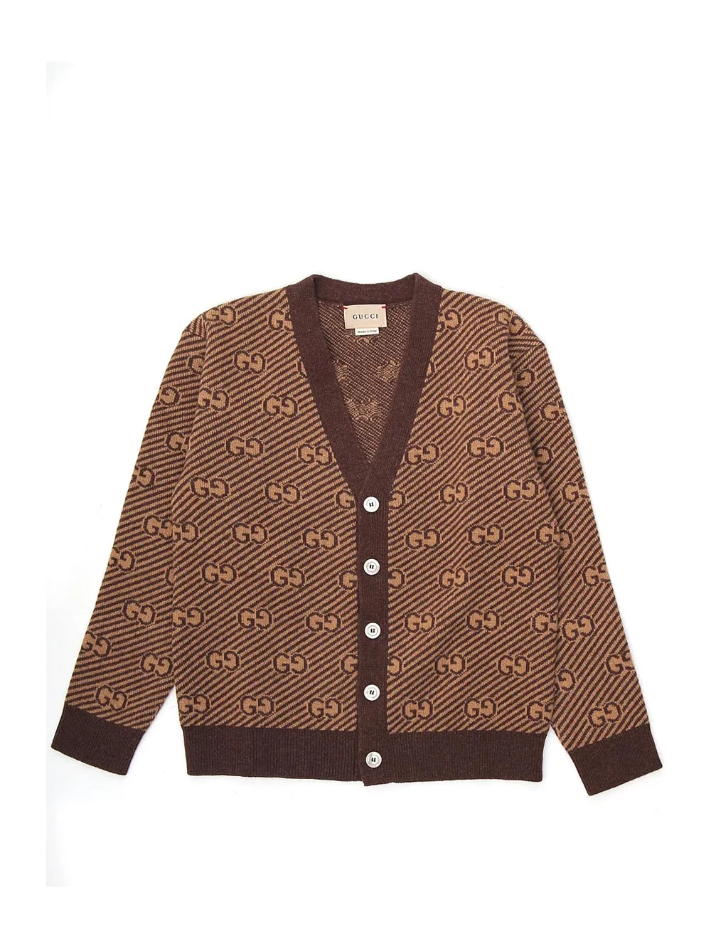 Gucci Kids GG Intarsia Cardigan
