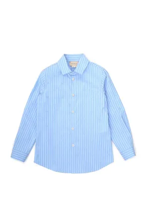 Gucci Kids GG Stripe Shirt
