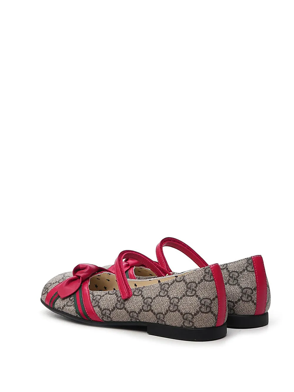 Gucci Kids GG Supreme Ballerina Flats