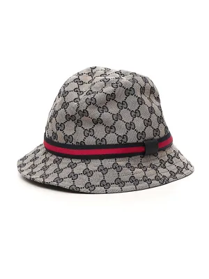Gucci Kids GG Web Fedora Hat