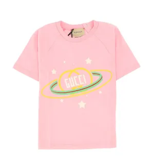 Gucci Kids Graphic Printed Crewneck T-Shirt