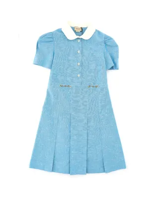 Gucci Kids Horsebit Embellished Dress