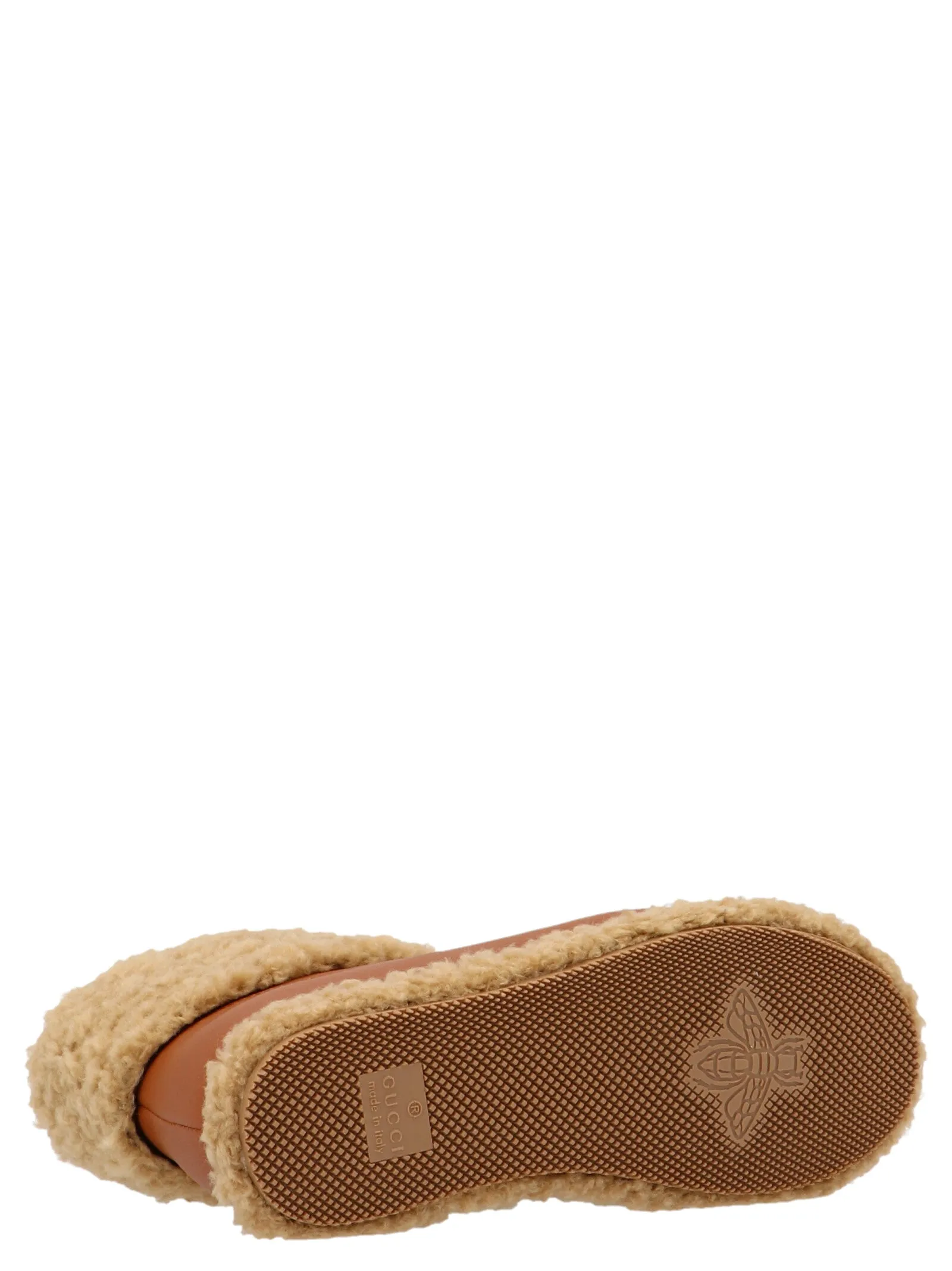 Gucci Kids Horsebit Shearling Trim Ankle Boots