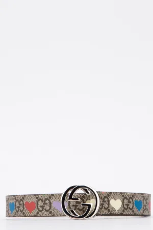 Gucci Kids Interlocking G Buckle Belt