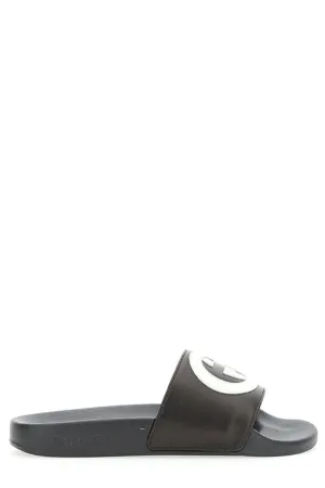 Gucci Kids Interlocking G Slide Sandals